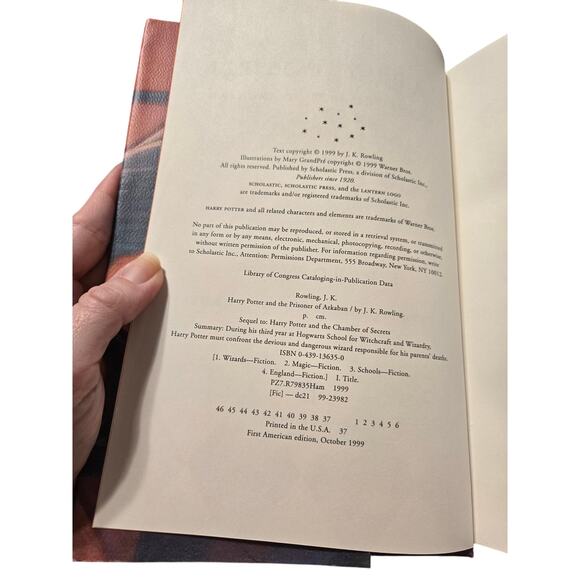 HARRY POTTER & Prisoner of Azkaban 1st US Edition Hardcover Book 3 0439136350 - Picture 6 of 7